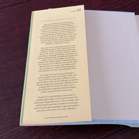 JUST REDUCED The Martha Stewart Cookbook for Everyday - Picture 3 of 5